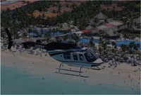 Przelot helikopterem nad wybrzeżem Punta Cany i Bavaro